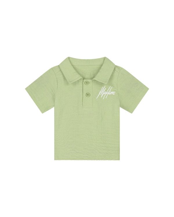 Malelions Baby Mousseline Polo | Grass Green