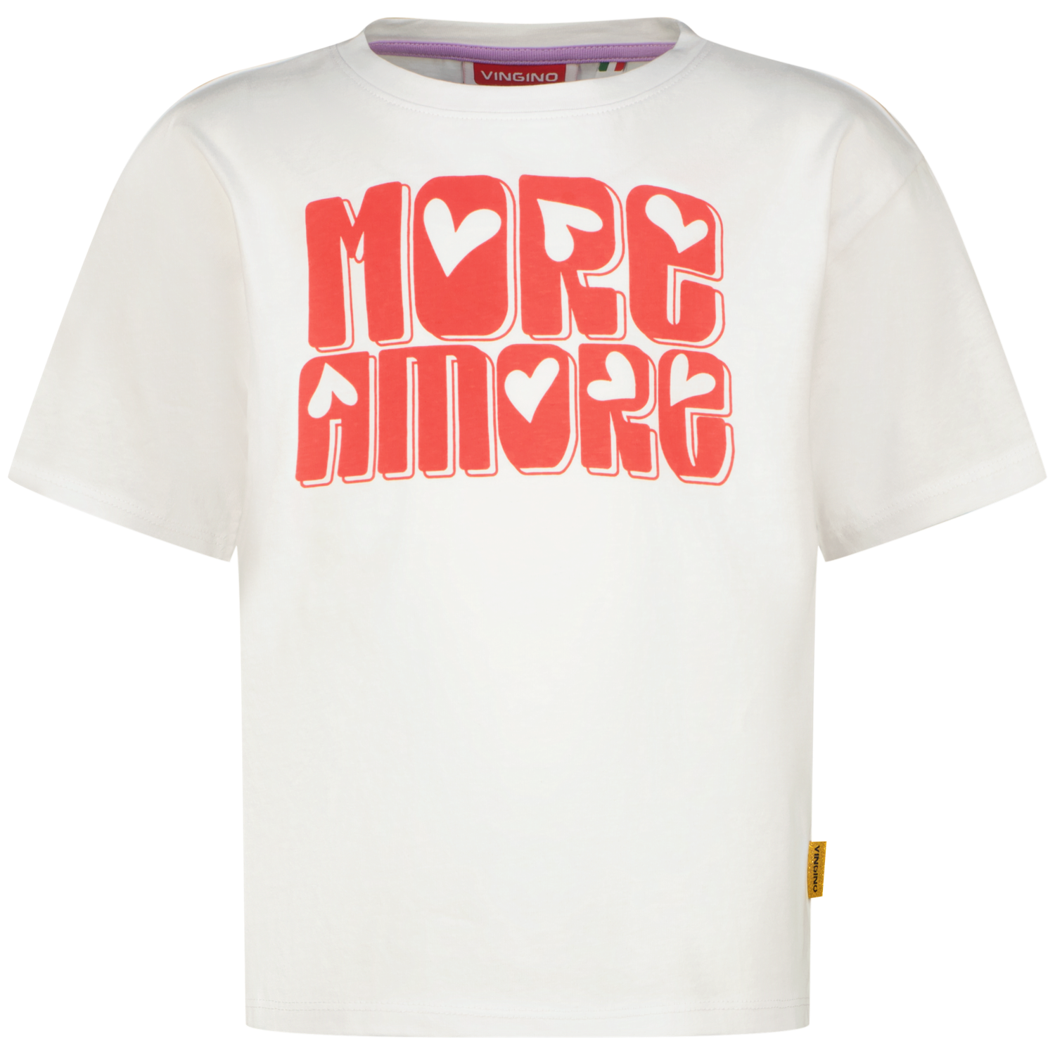 Vingino Hanou Meisjes T-shirt - Real White