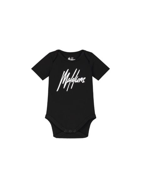 Malelions Baby Signature Short Sleeve - Black