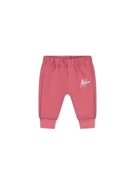 Malelions Baby Signature Sweatpants - Dark Pink