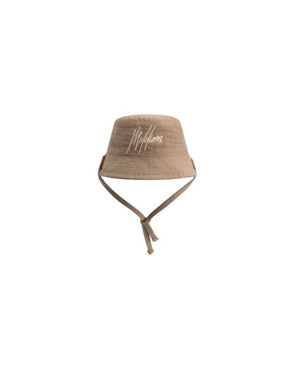 Malelions Baby Mousseline Emmer Hoed taupe