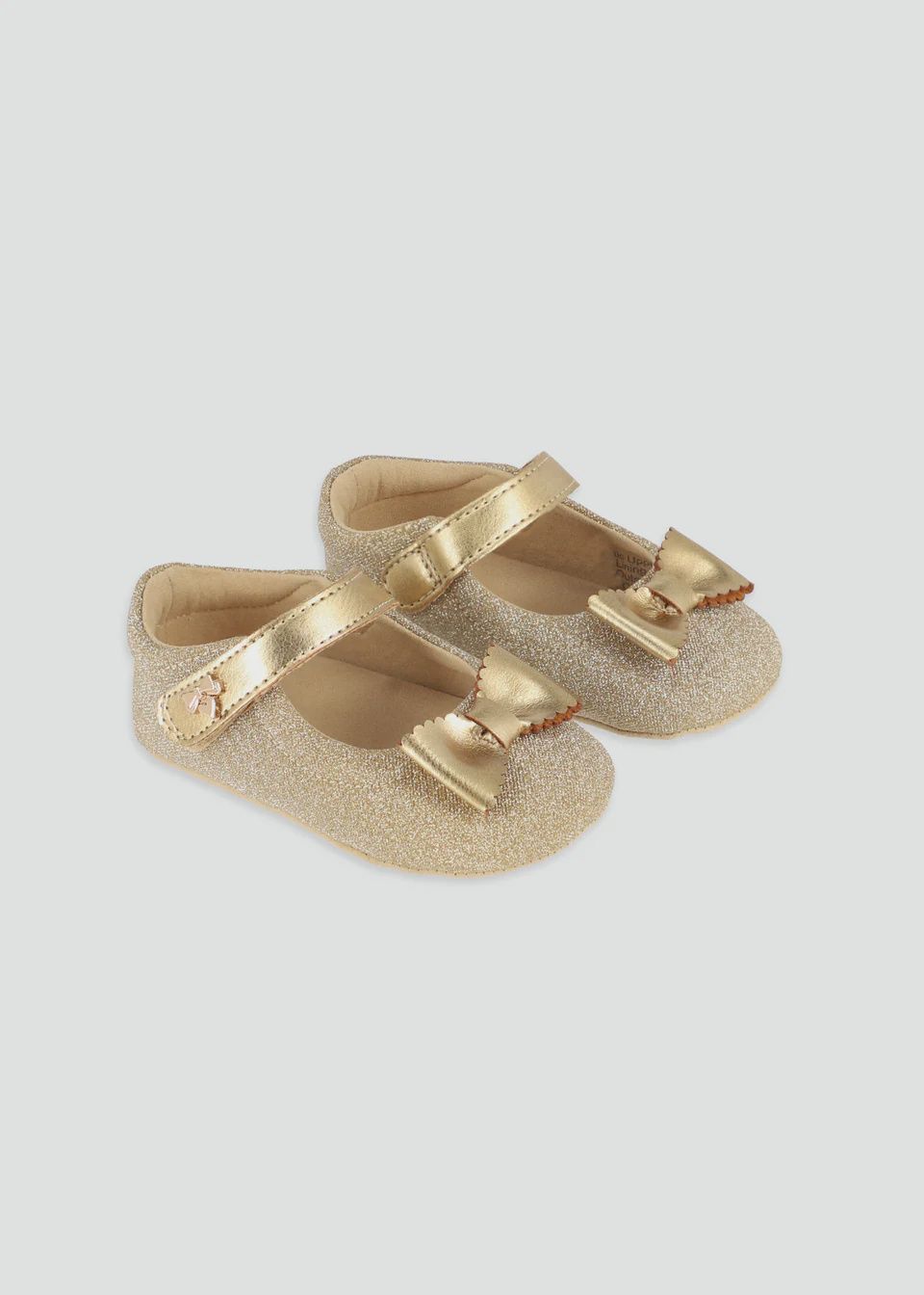 Angel&#39;s Face MAXINE GLITTER BABY SHOE GOLD