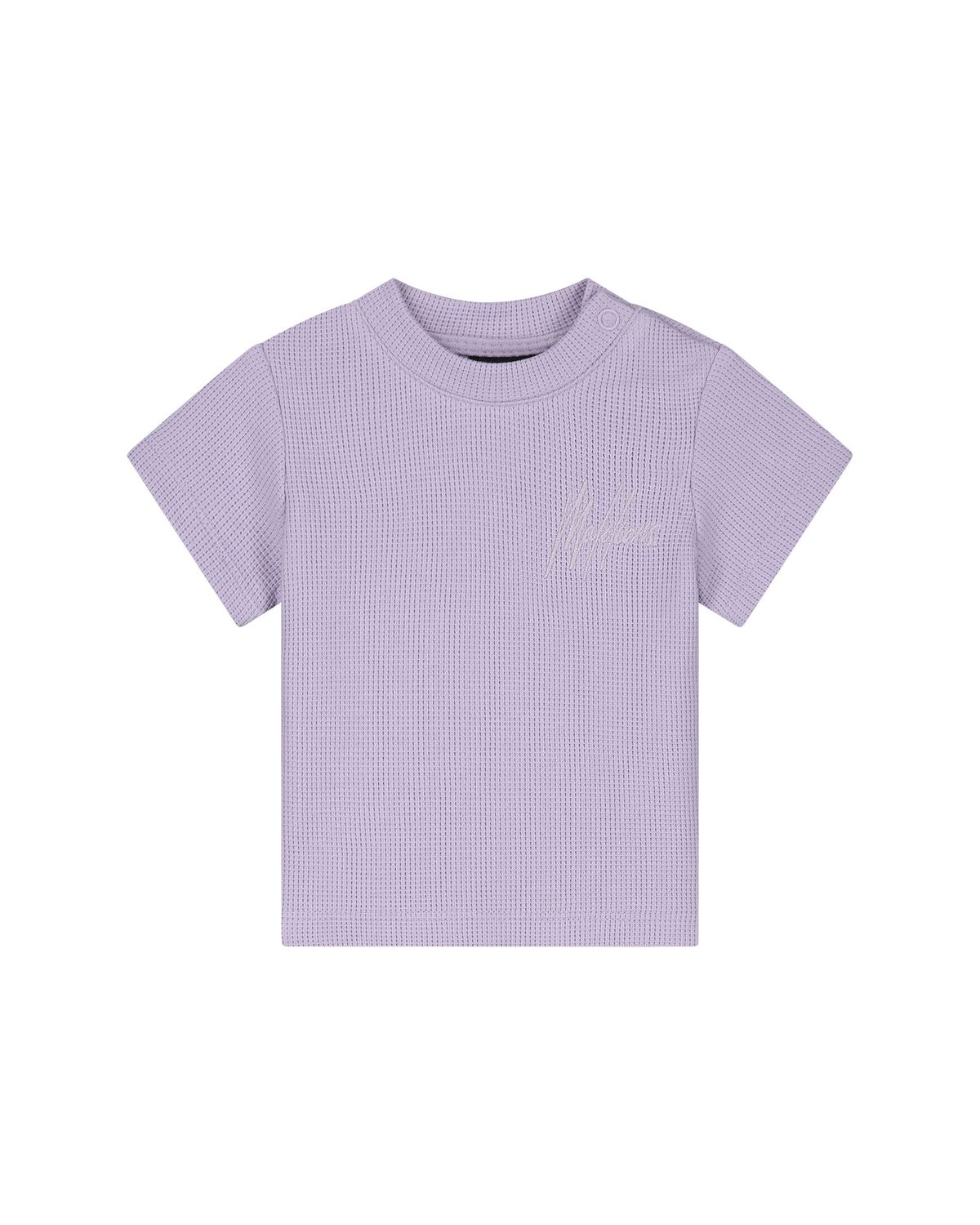 Malelions Baby Waffle Signature T-Shirt paars