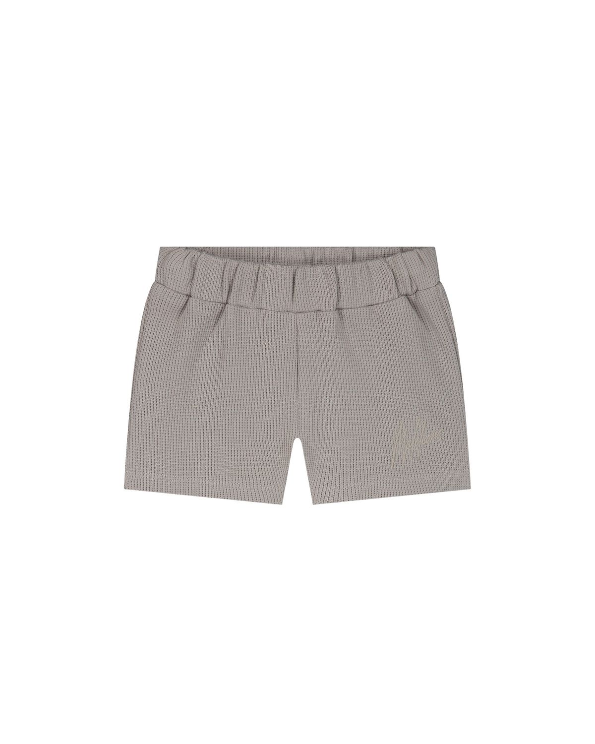 Malelions Baby Waffle Signature Shorts beige
