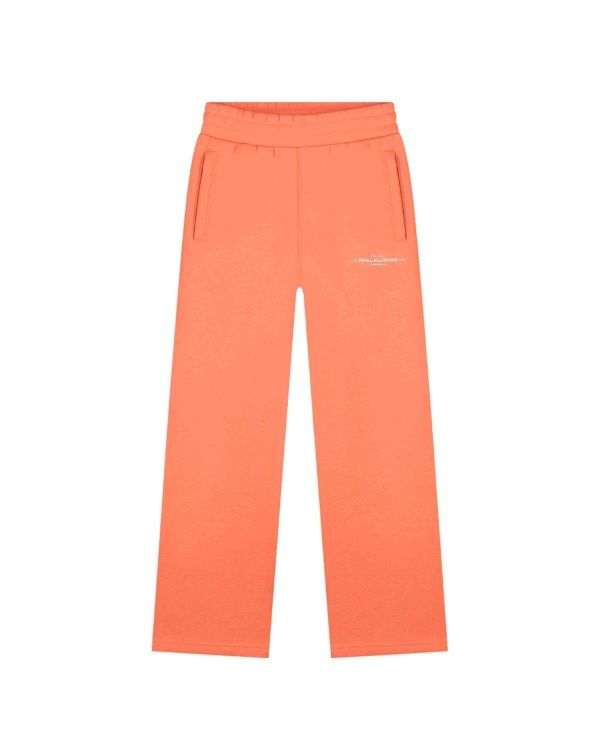 Malelions Junior Girls Straight Leg Sweatpants coral