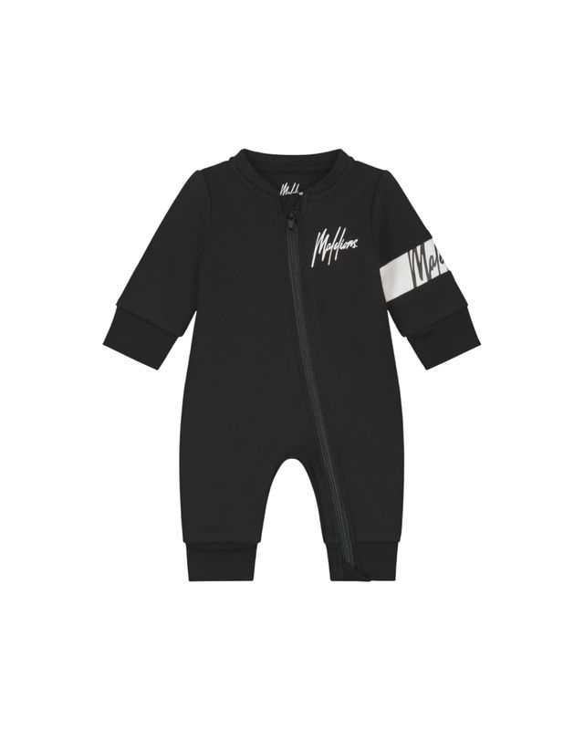 Malelions Baby Crewneck Tracksuit  Black