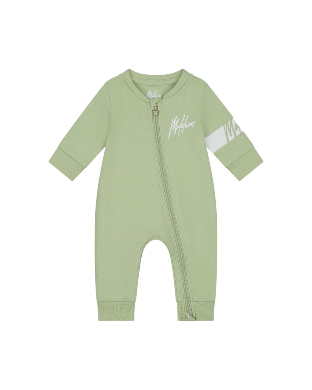 Malelions Baby Crewneck Tracksuit  Grass Green