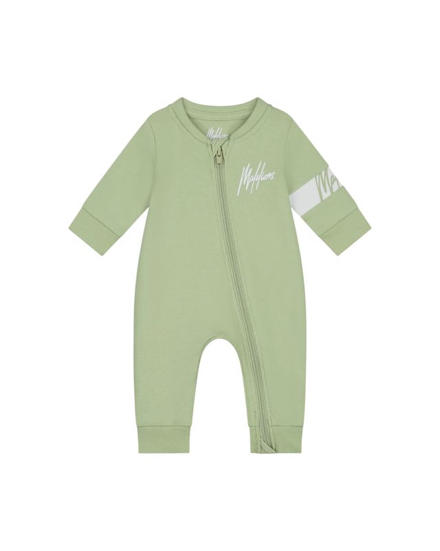 Malelions Baby Crewneck Tracksuit  Grass Green