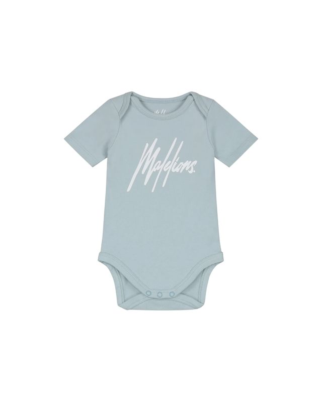 Malelions Baby Signature Short Sleeve Bodysuit