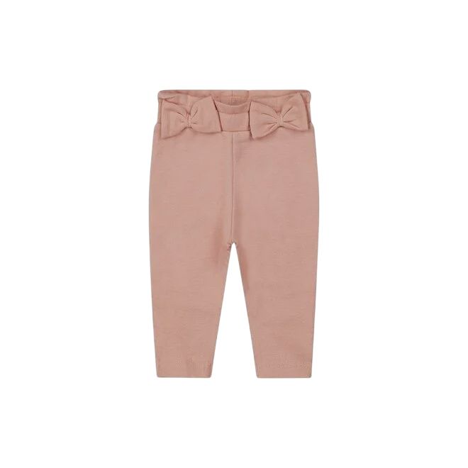 Dirkje meisjes baby bio broek oudroze strikjes