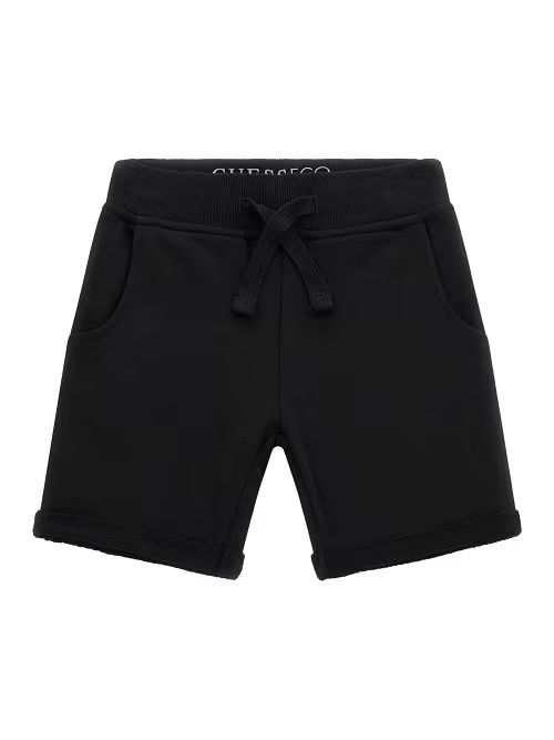 Guess active short zwart met rood logo achter