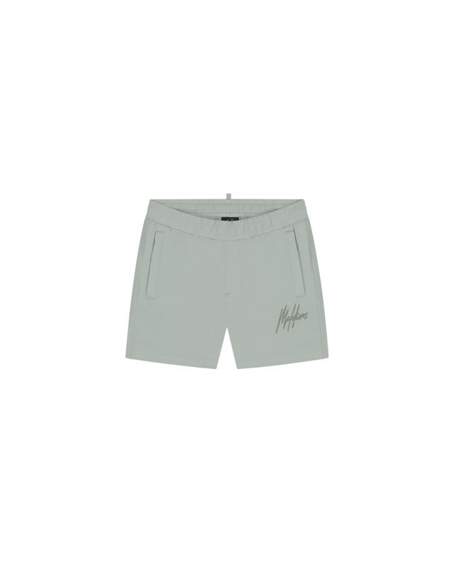 Malelions Junior Signature Swim Shorts Agave Green