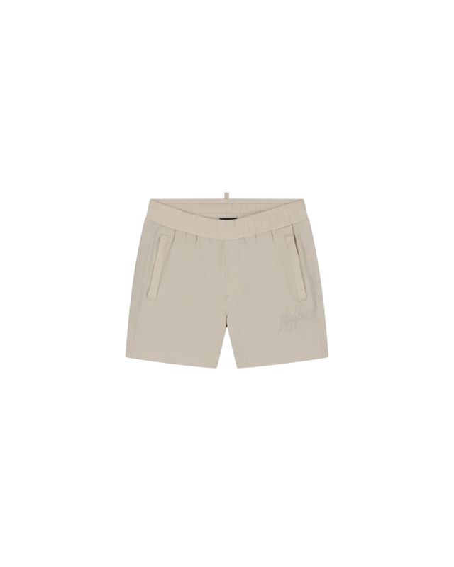 Malelions Junior Signature Swim Shorts  Taupe
