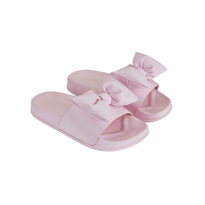 A-dee Pink Bowty Sliders