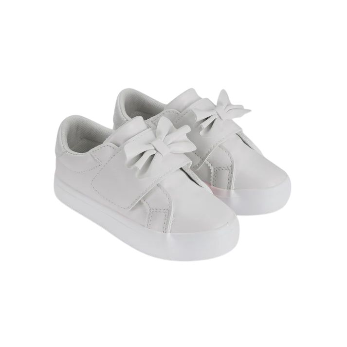 A-dee White Bowie Trainers