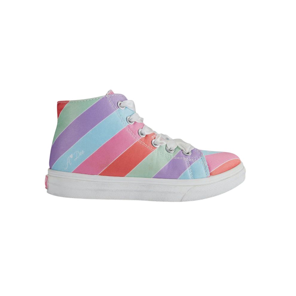 A-Dee Printed Canvas High Top