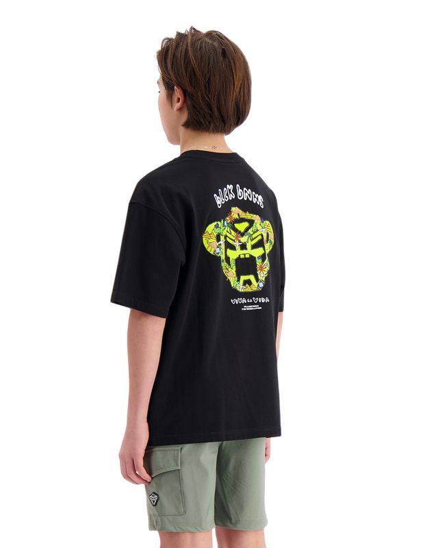 BLACK BANANAS KIDS CRAYON T-SHIRT zwart