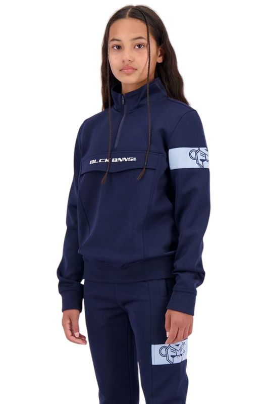 BLACK BANANAS JR. COMMANDER TRACKTOP  NAVY
