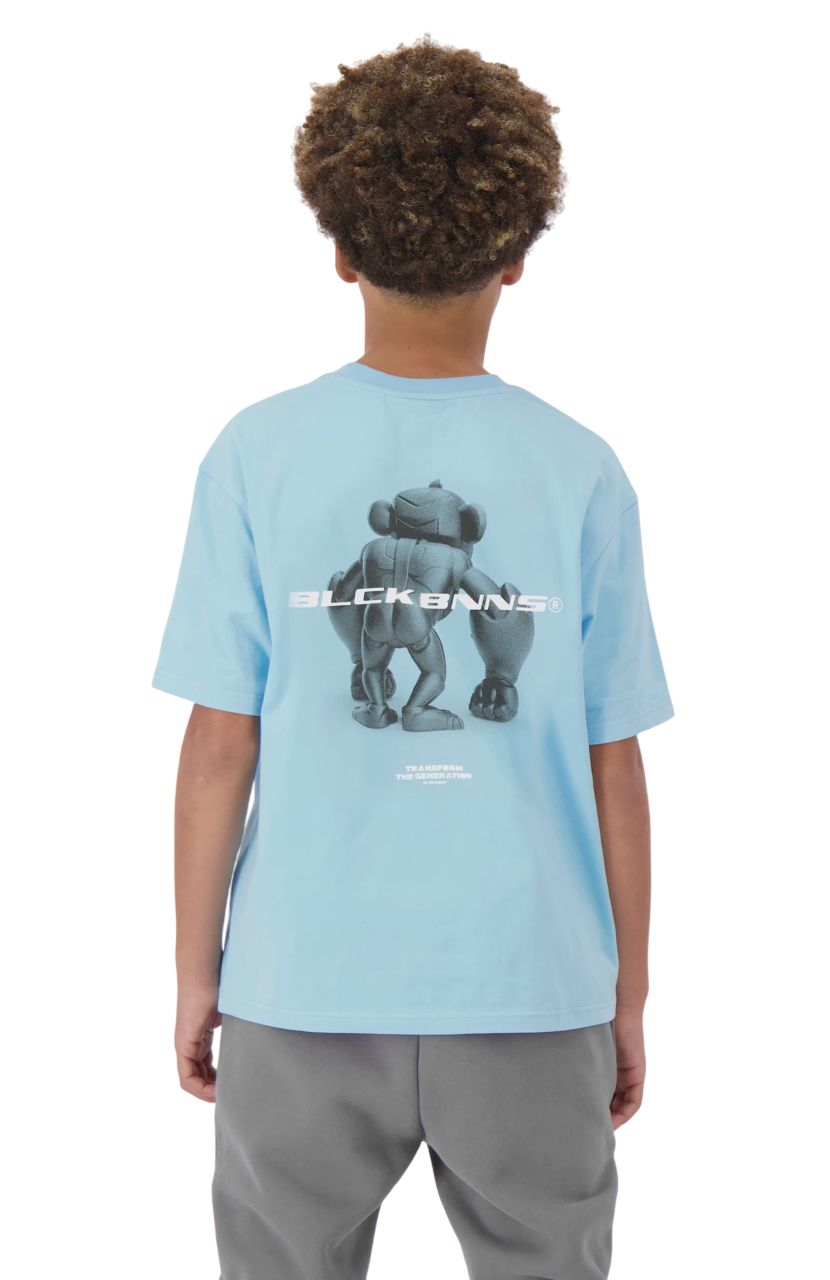 BLACK BANANAS JR. 3D CONVOY T-SHIRT  Light Blue
