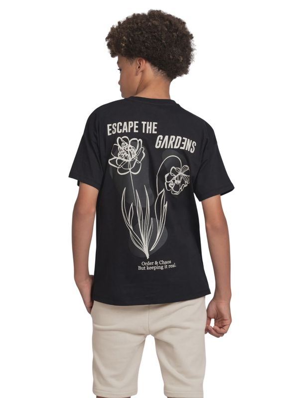 NIK &amp; NIK Blooms Oversized T-Shirt zwart