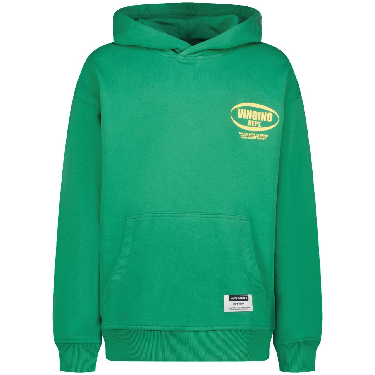 Vingino Basic-hoody Cactus green