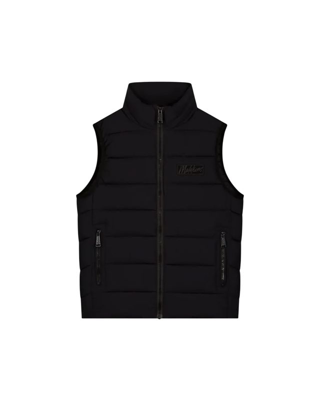 Malelions Junior Nylon Padded Vest Black