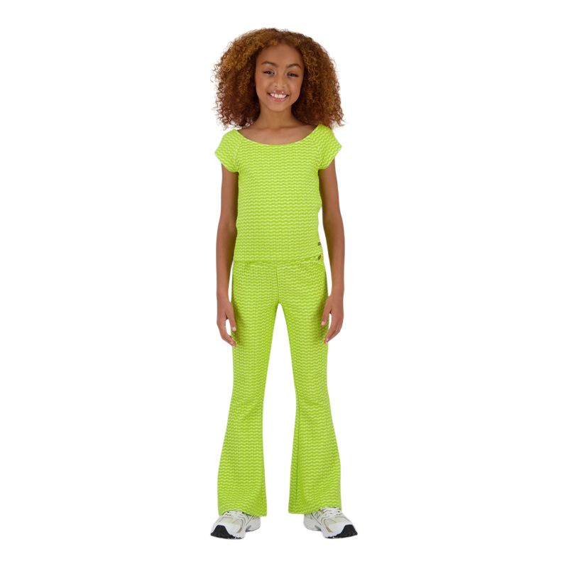 Vingino flared casual broek limegroen