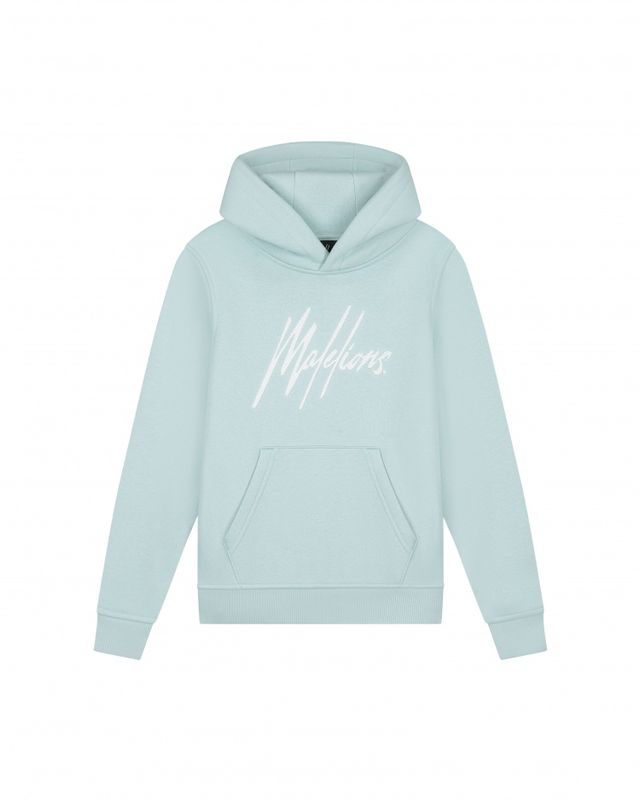 Malelions Junior Striped Signature Hoodie