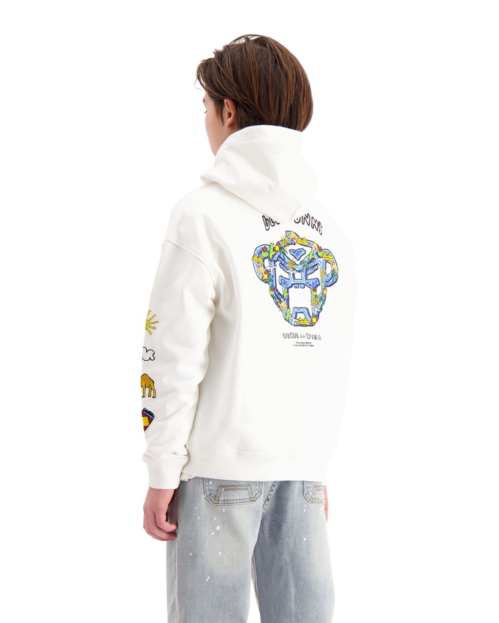 BLACK BANANAS KIDS CRAYON HOODIE