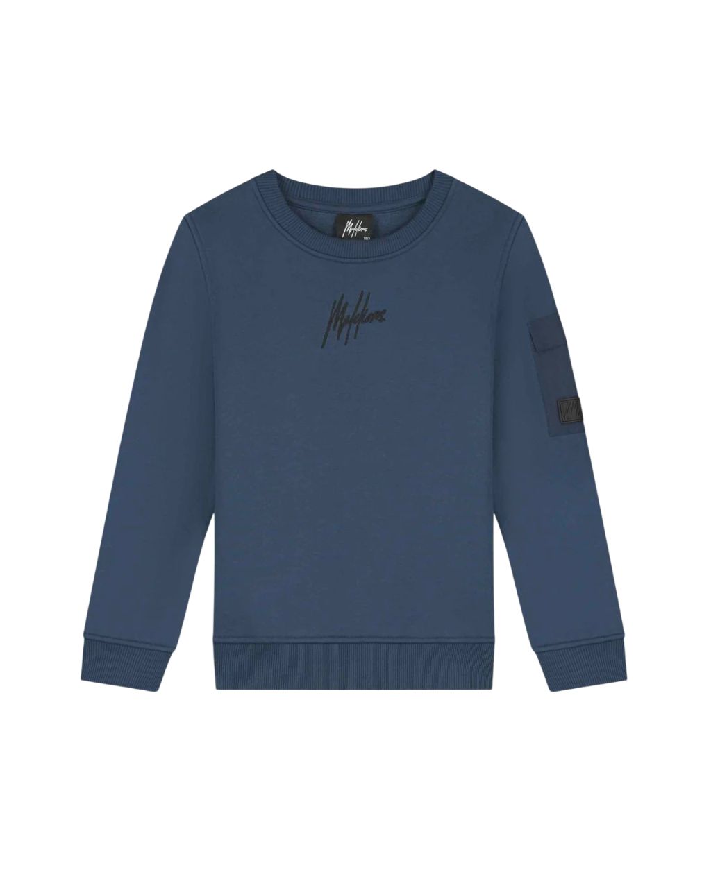 Malelions Junior Nylon Pocket Sweater | Navy