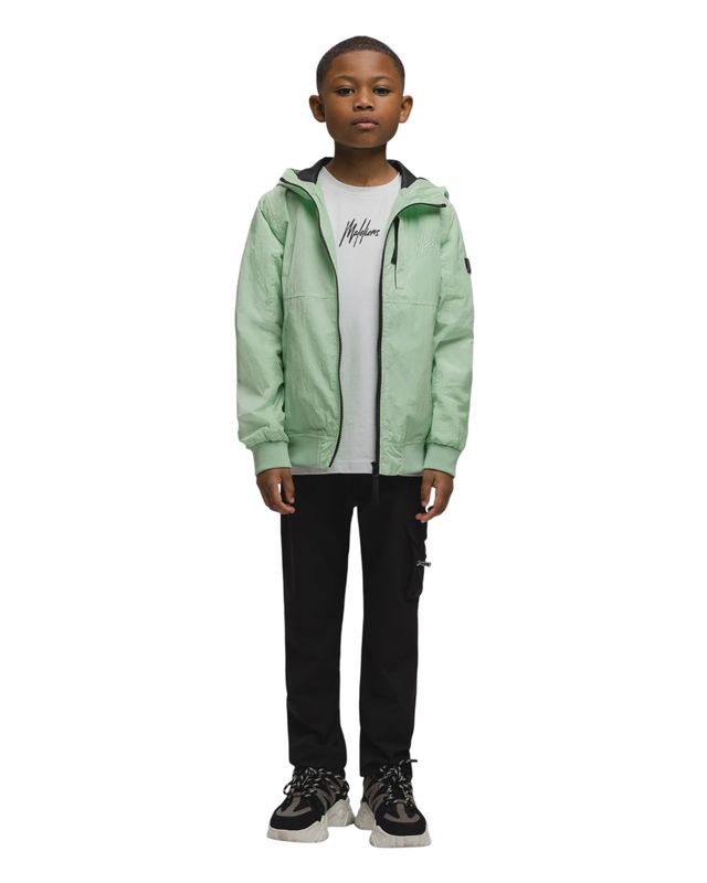 Malelions Junior Crinkle Jas | Munt
