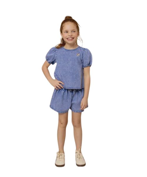 LOOXS Little Washed Denim short