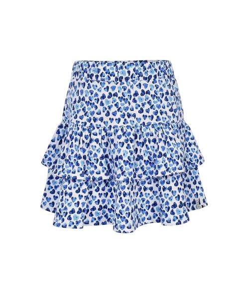 LOOXS Little Zomers rokje Kobalt hartjes.