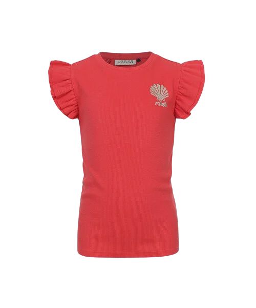 LOOXS Little T-shirt ribjersey Rood