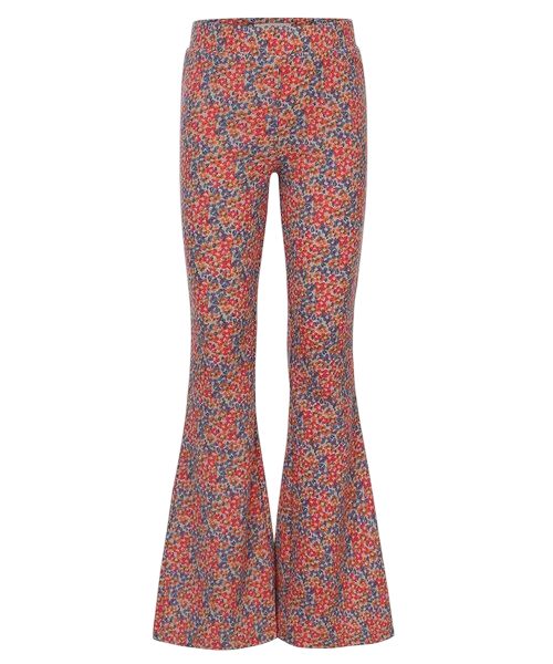 LOOXS Little Flared krinkel pants Summerflowers