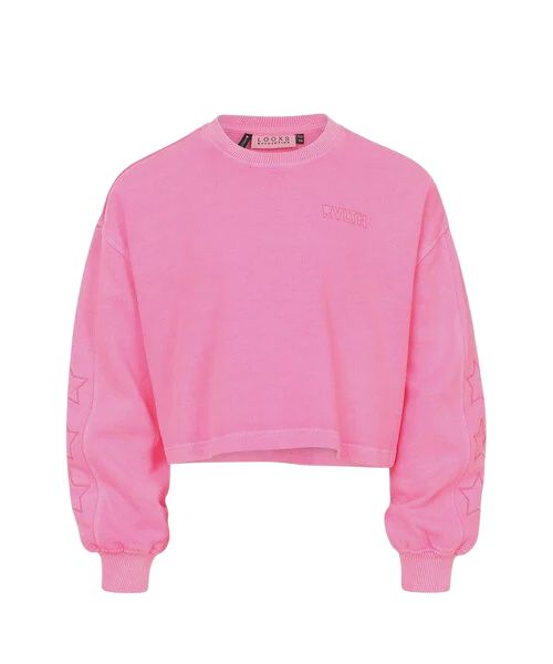 LOOXS 10sixteen Cropped sweater Neon Pink