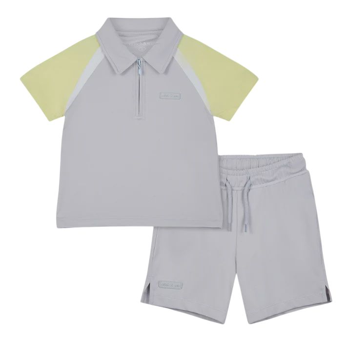 Mitch&amp;son Grey Gunner Shorts Set