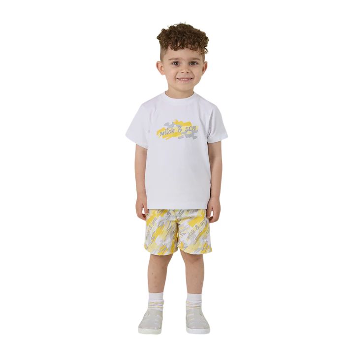 Mitch&amp;son White Glenn T-Shirt