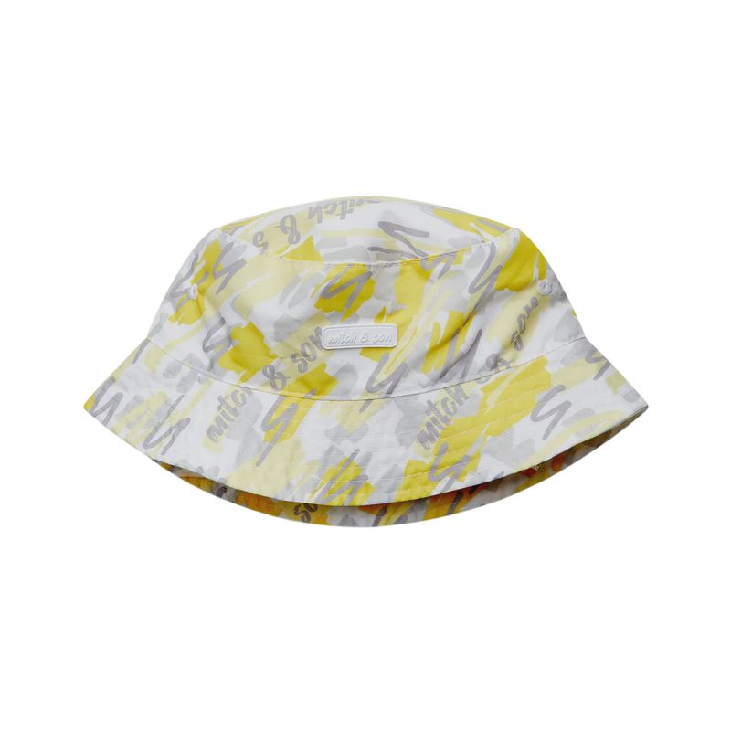 Mitch&amp;son White Gee Bucket Hat