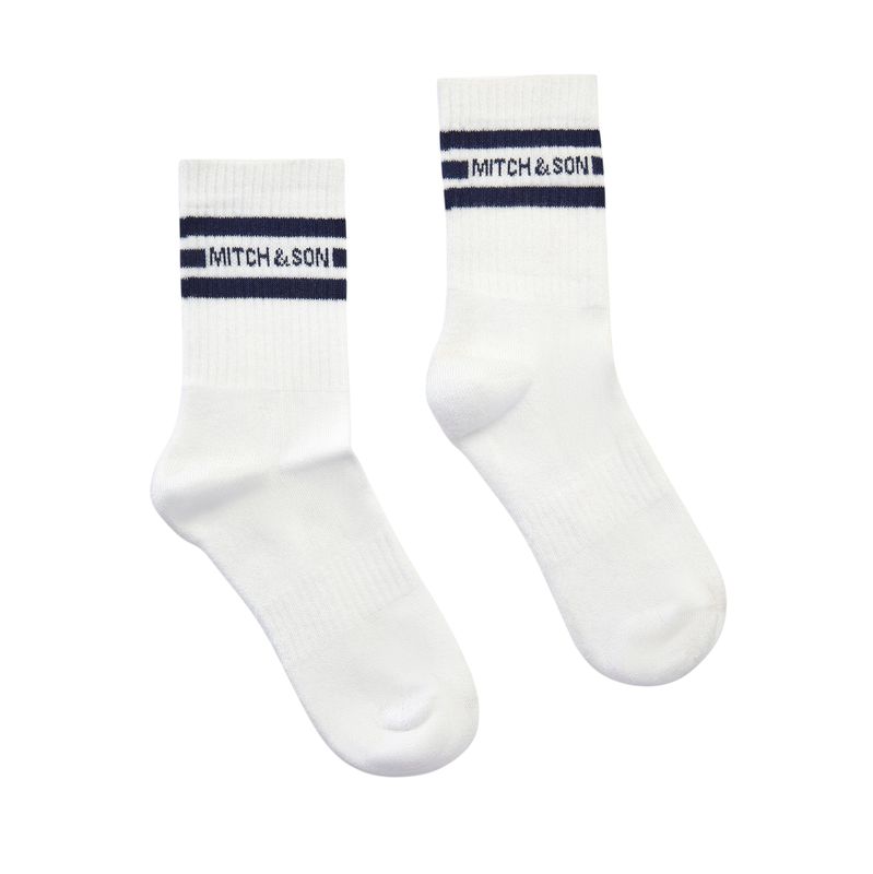 Mitch&amp;son Navy Harlem Sports Socks