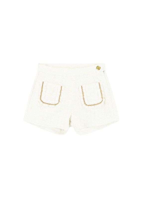 Angel’s Face Nessa Tweed Shorts Snowdrop