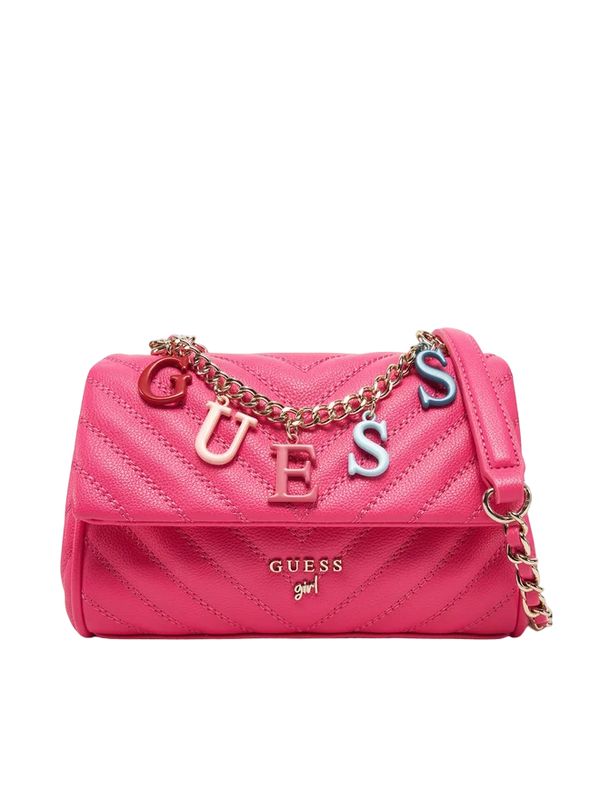Guess CROSSBODY FLAP BAG ROZE