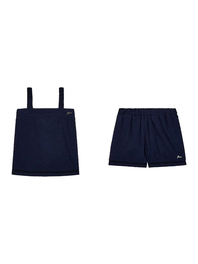 GUESS SET TANK TOP+SHORTS PLUMETI