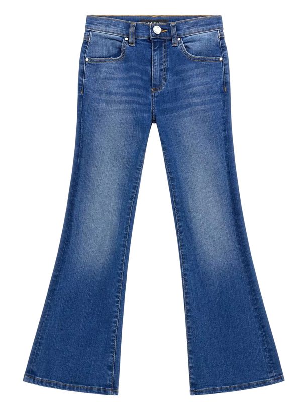 GUESS STRETCH DENIM FLARE FIT PANTS