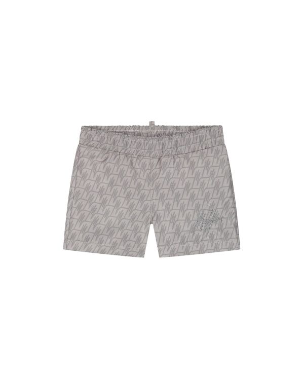 Malelions Baby Monogram Swim Shorts