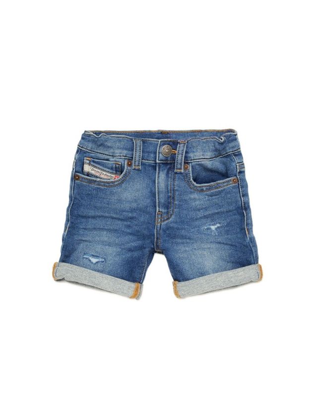 Diesel Lived-in JoggJeans shorts with turn-ups