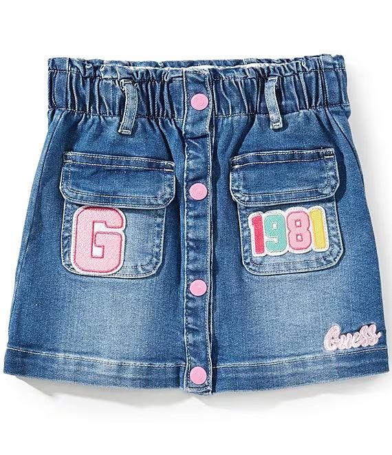 Guess Little Girls Stretch Denim Skirt