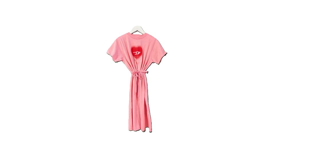 Diesel Dcuore jurk roze