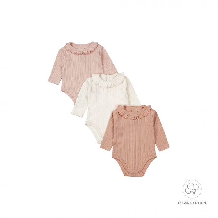 Dirkje NOOS GIRLS Meisjes Rompertje 3 PACK