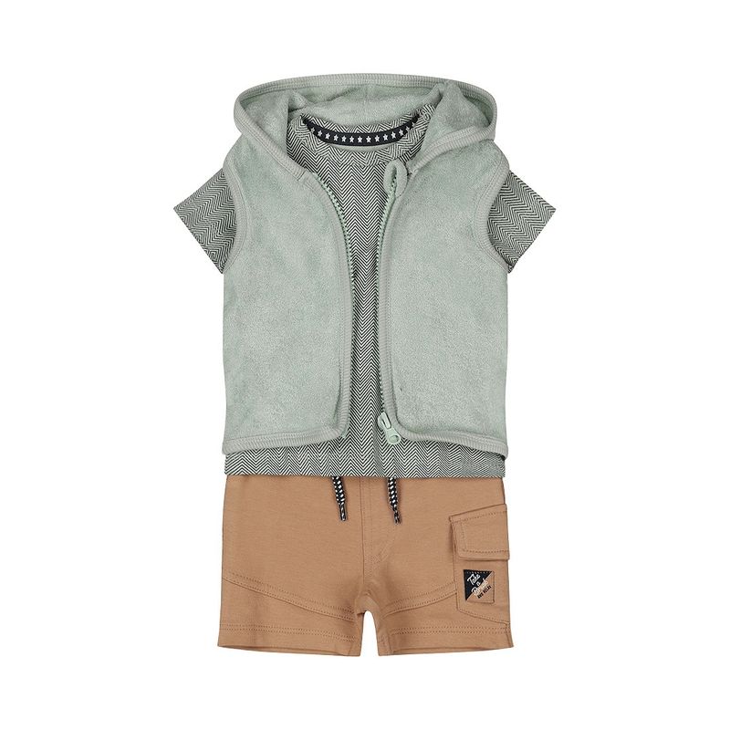 Dirkje 3 pce babysuit ss